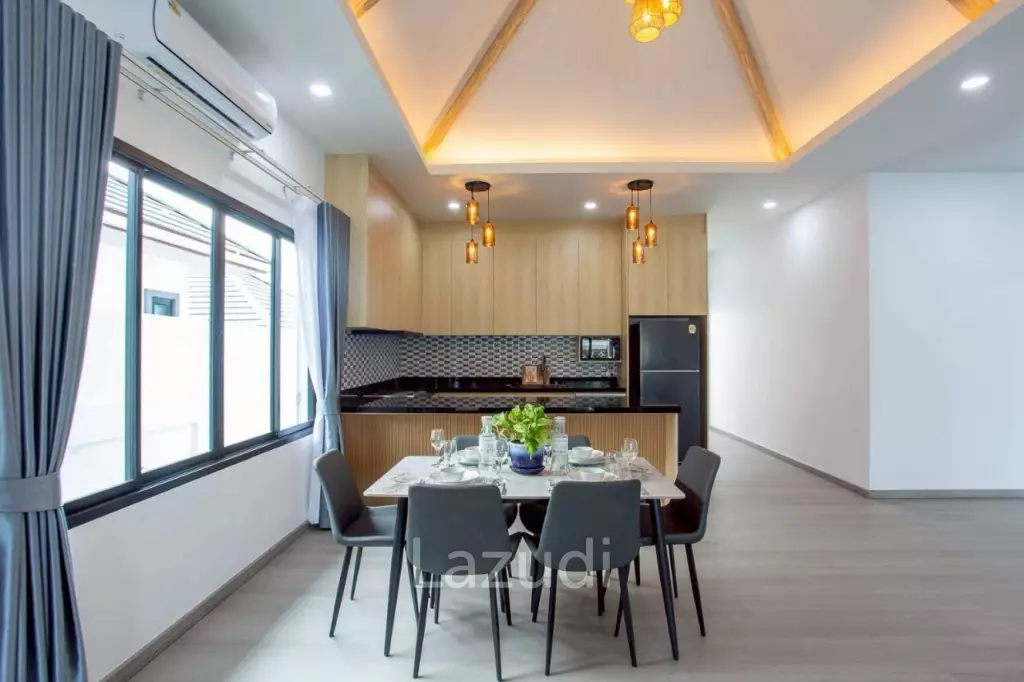 318 sqm modern pool villa with rooftop terrace