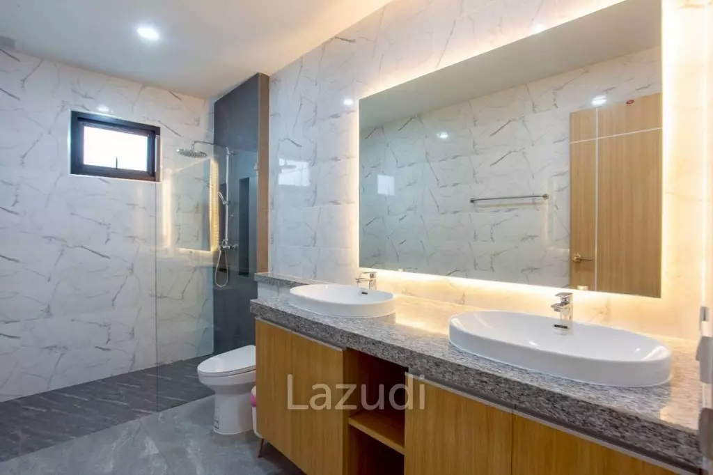 318 sqm modern pool villa with rooftop terrace