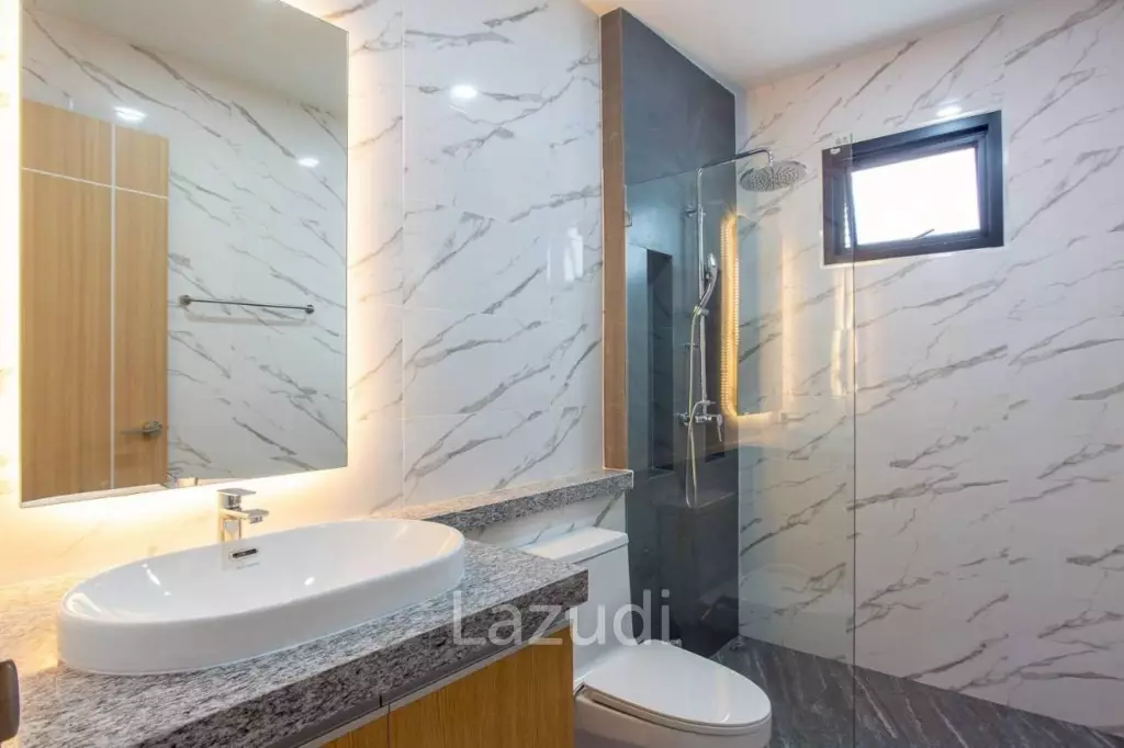 318 sqm modern pool villa with rooftop terrace