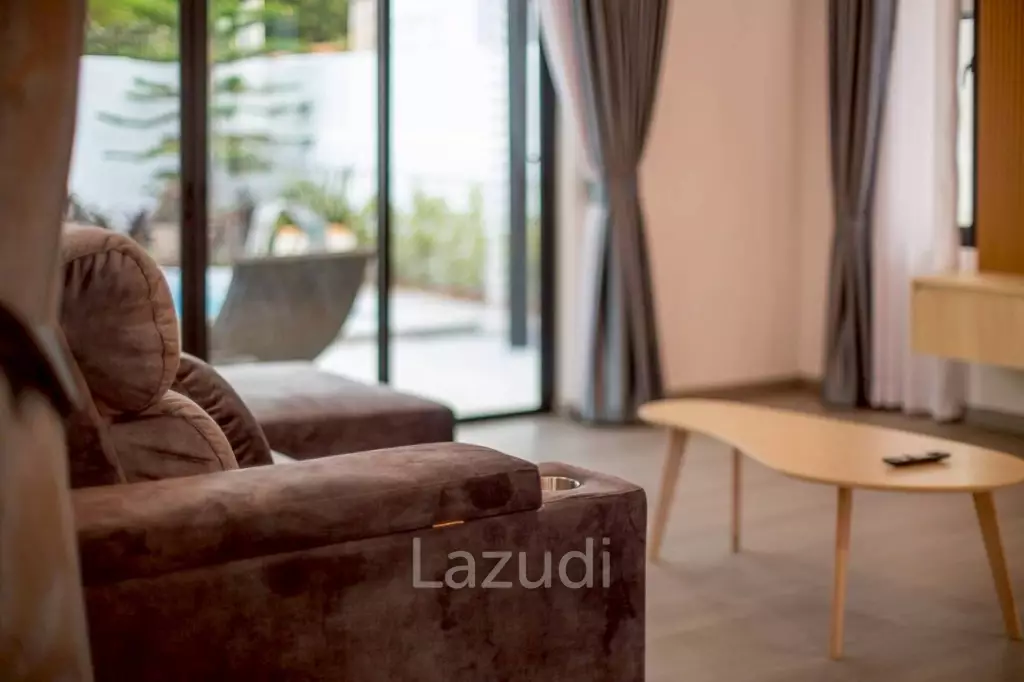 318 sqm modern pool villa with rooftop terrace
