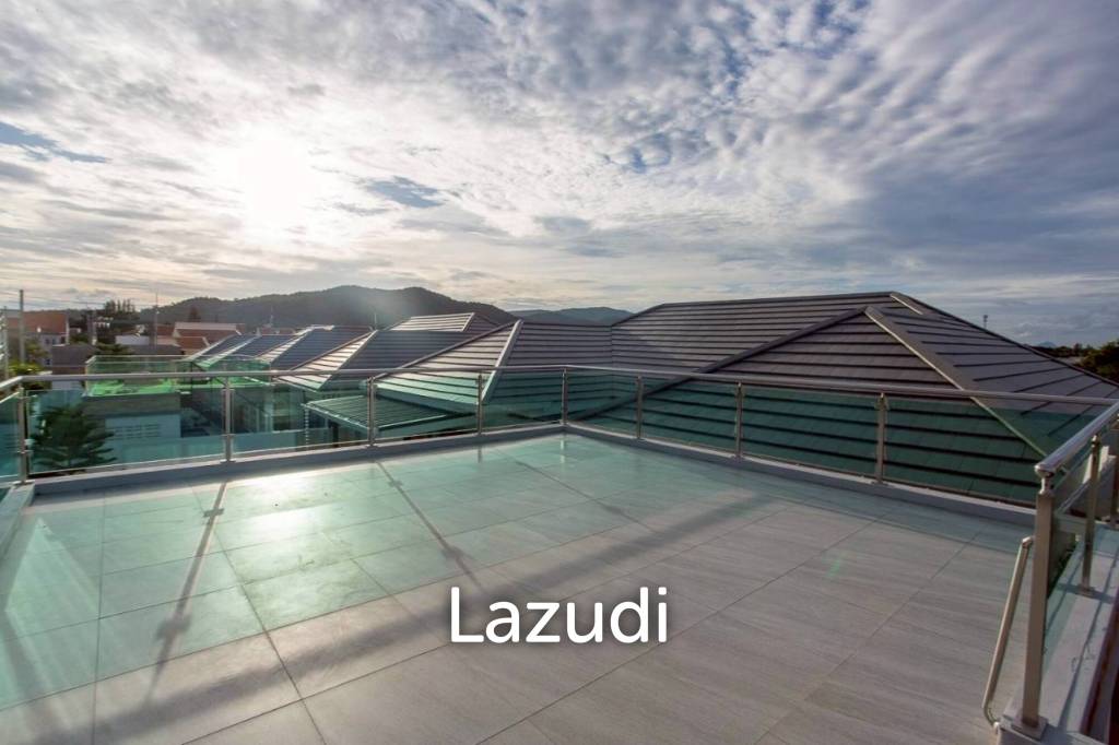 318 sqm modern pool villa with rooftop terrace