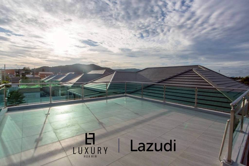 พูลวิลล่าชั้นเดียว 318 ตร.ม. ใกล้วิวภูเขา ใจกลางหัวหิน