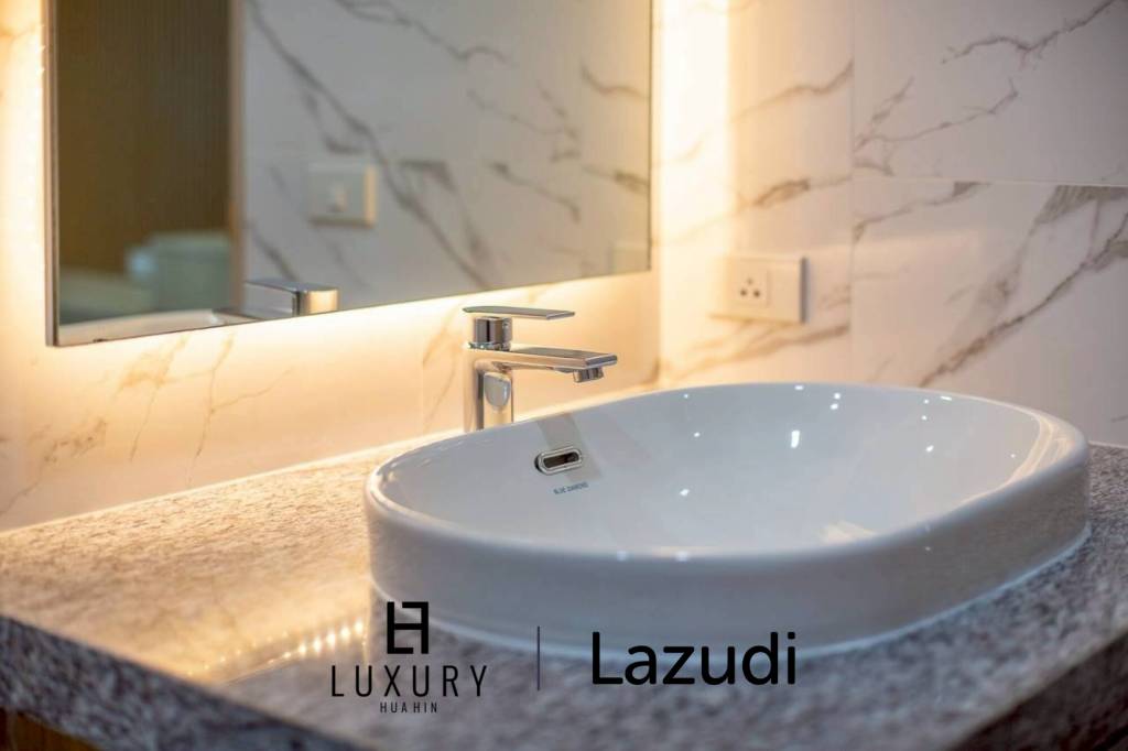 พูลวิลล่าชั้นเดียว 318 ตร.ม. ใกล้วิวภูเขา ใจกลางหัวหิน