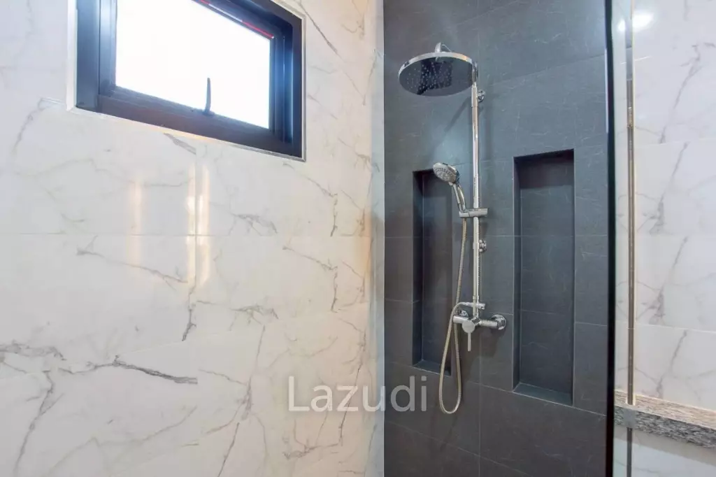 318 sqm modern pool villa with rooftop terrace