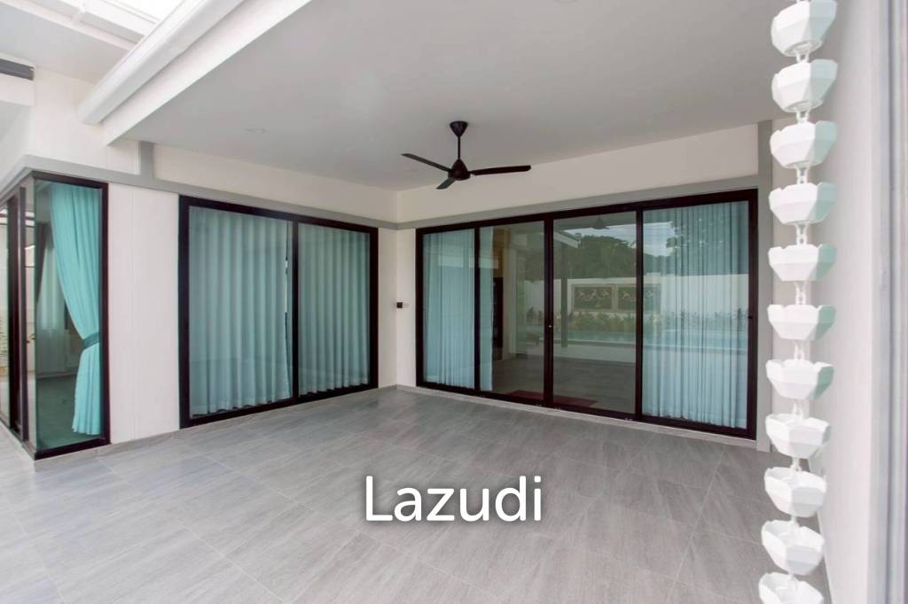 318 sqm modern pool villa with rooftop terrace