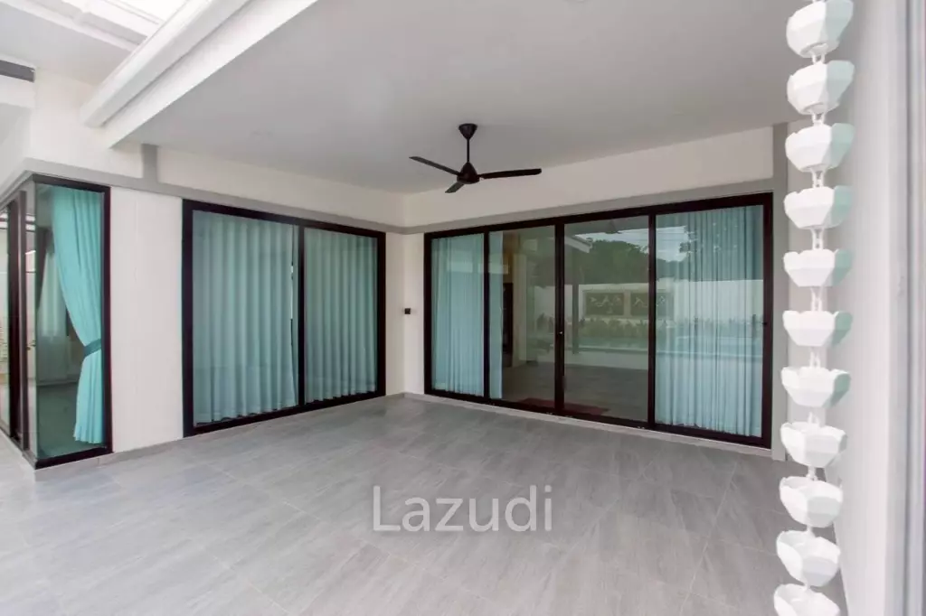 318 sqm modern pool villa with rooftop terrace