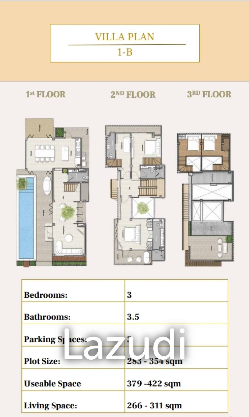 3-Bedroom Beachfront Villa on Laem Sor Beach