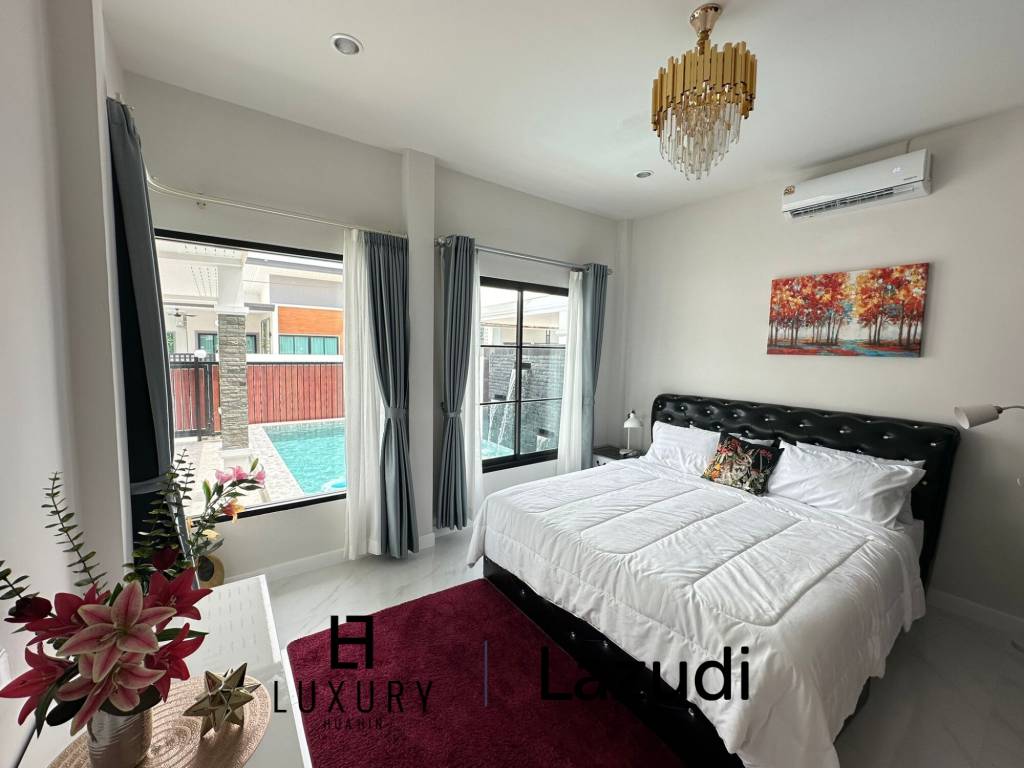 วิลล่าสระว่ายน้ำ 120 ตร.ม. ฮินเลคไฟ หัวหิน บนที่ดิน 304 ตร.ม.