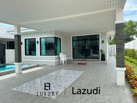 วิลล่าสระว่ายน้ำ 120 ตร.ม. ฮินเลคไฟ หัวหิน บนที่ดิน 304 ตร.ม.