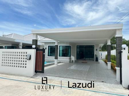 วิลล่าสระว่ายน้ำ 120 ตร.ม. ฮินเลคไฟ หัวหิน บนที่ดิน 304 ตร.ม.