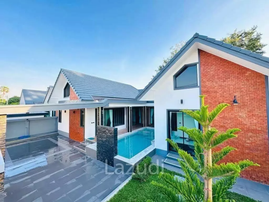 บ้านเดี่ยวชั้นเดียวแสนสวยในโป่ง มาบประชัน