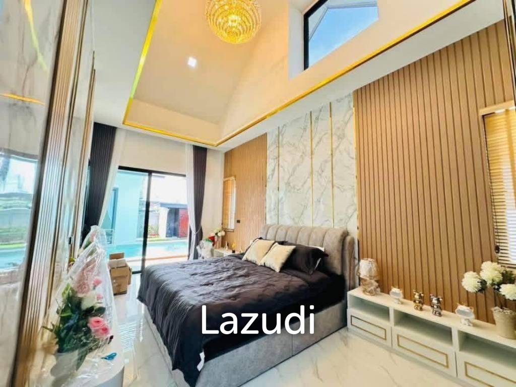 บ้านเดี่ยวชั้นเดียวแสนสวยในโป่ง มาบประชัน