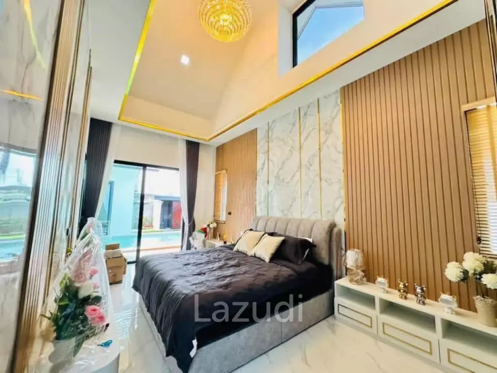 บ้านเดี่ยวชั้นเดียวแสนสวยในโป่ง มาบประชัน