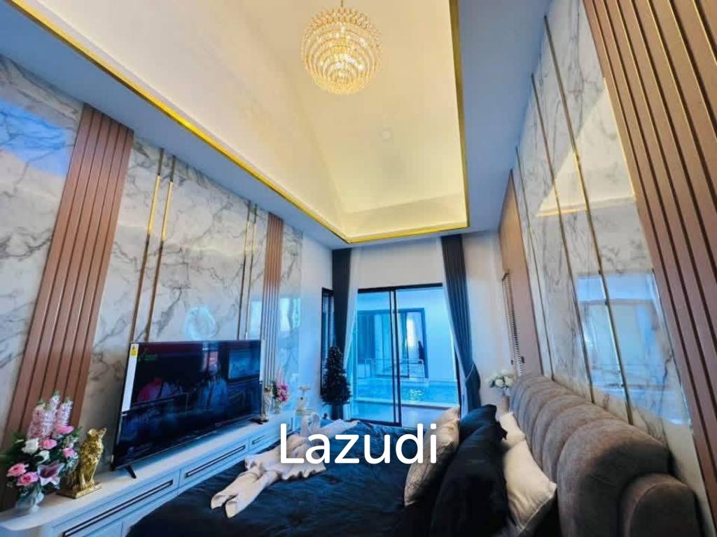 บ้านเดี่ยวชั้นเดียวแสนสวยในโป่ง มาบประชัน