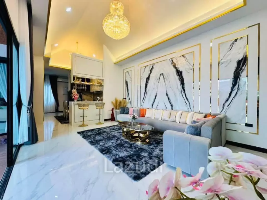 บ้านเดี่ยวชั้นเดียวแสนสวยในโป่ง มาบประชัน