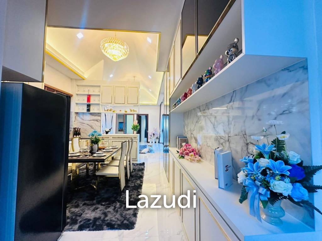 บ้านเดี่ยวชั้นเดียวแสนสวยในโป่ง มาบประชัน