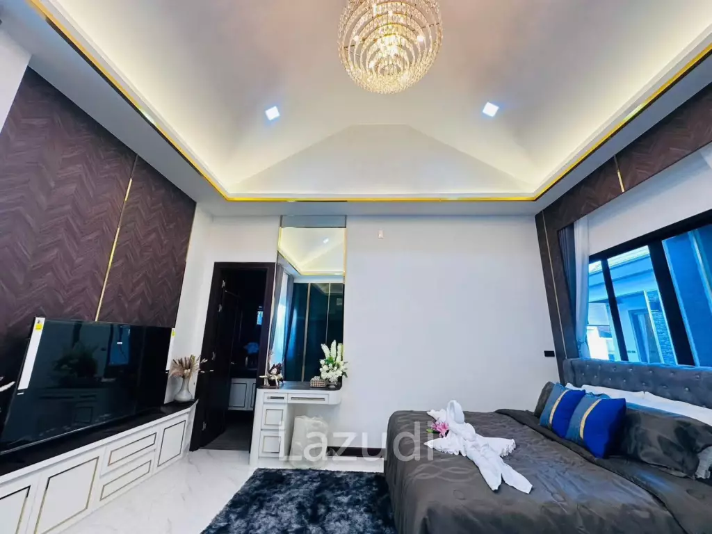 บ้านเดี่ยวชั้นเดียวแสนสวยในโป่ง มาบประชัน