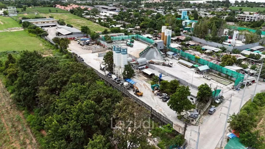 Prime 6 Rai Land Ready to Operate Concrete Batching Plant for Sale