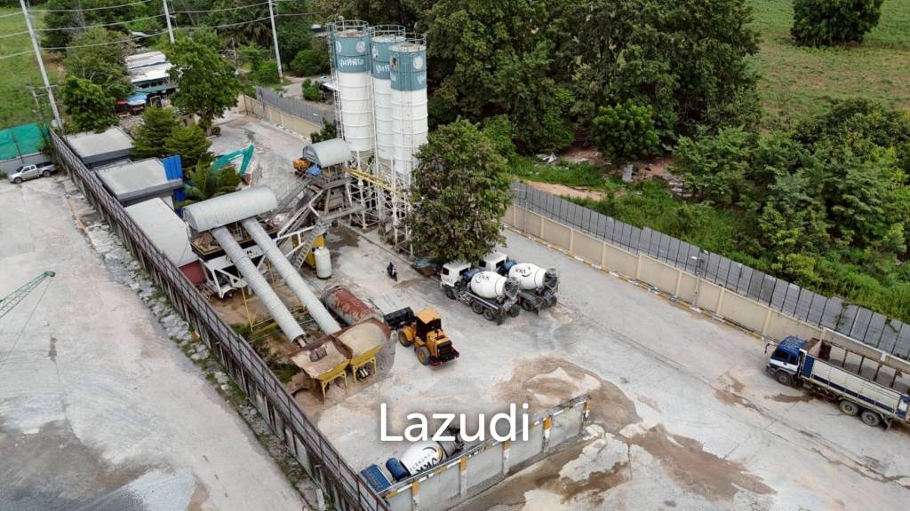Prime 6 Rai Land Ready to Operate Concrete Batching Plant for Sale