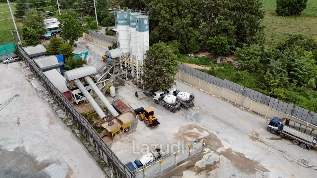 Prime 6 Rai Land Ready to Operate Concrete Batching Plant for Sale
