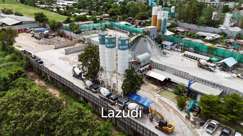 Prime 6 Rai Land Ready to Operate Concrete Batching Plant for Sale