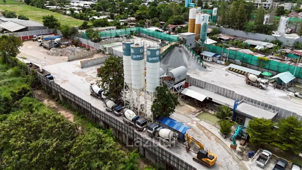 Prime 6 Rai Land Ready to Operate Concrete Batching Plant for Sale