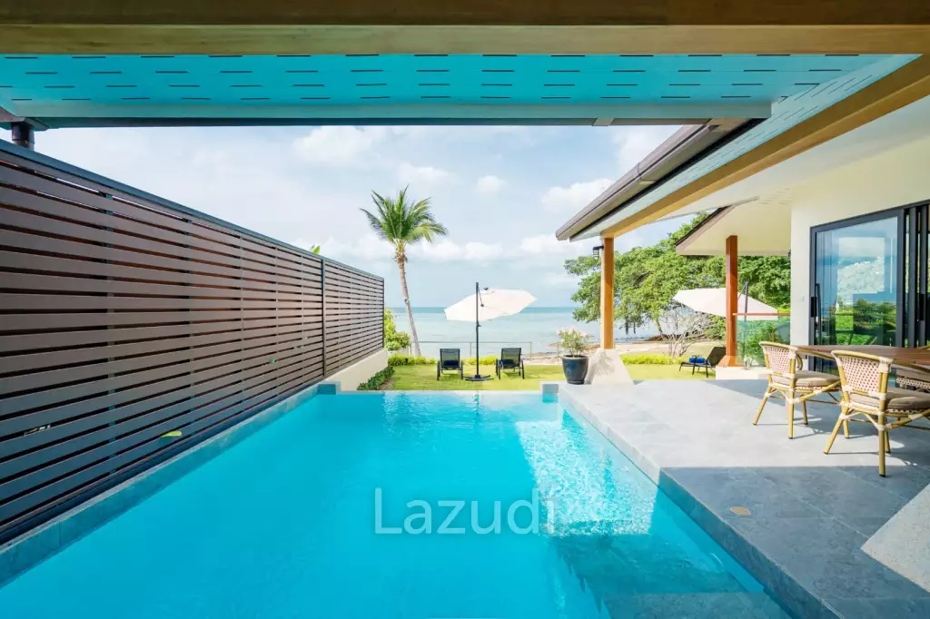 Brand New 2-Bedroom Beachfront Villa with Breathtaking Sunsets