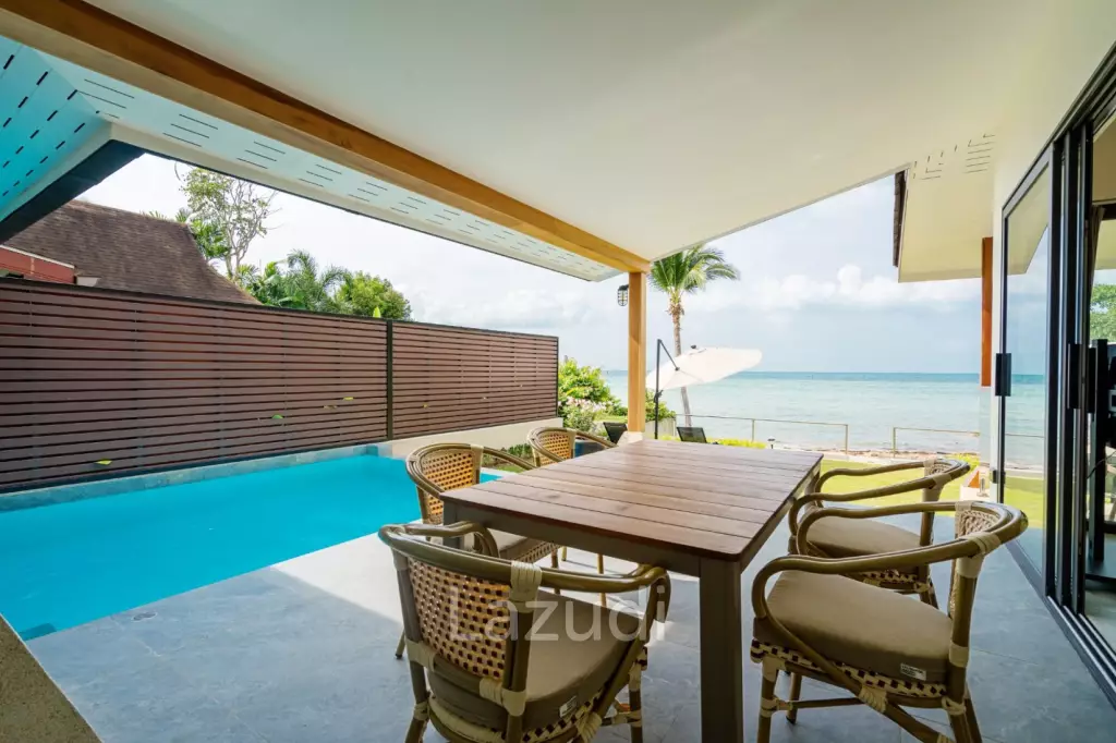 Brand New 2-Bedroom Beachfront Villa with Breathtaking Sunsets