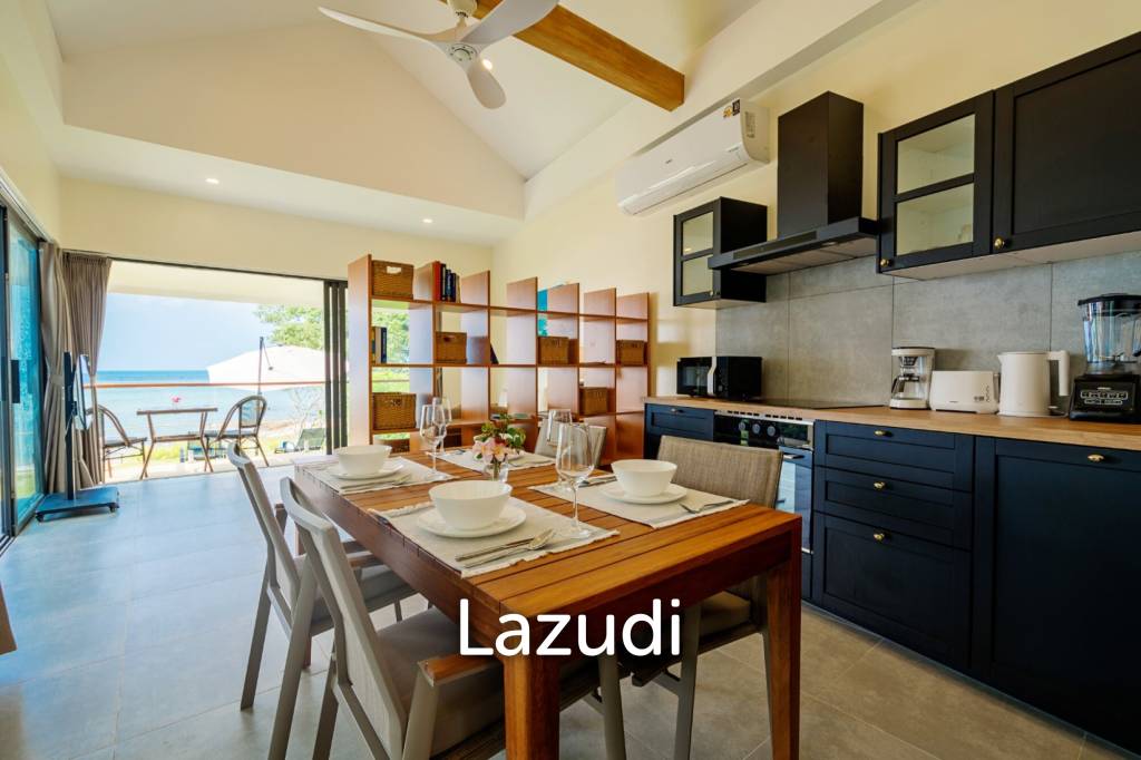 Brand New 2-Bedroom Beachfront Villa with Breathtaking Sunsets