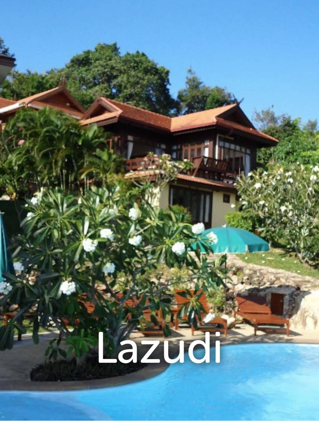 Beachfront Thai-Style 3-Bedroom Villa with Spacious Terrace