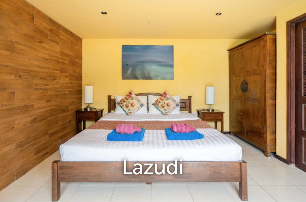 Beachfront Thai-Style 3-Bedroom Villa with Spacious Terrace