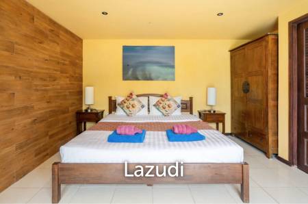 Beachfront Thai-Style 3-Bedroom Villa with Spacious Terrace