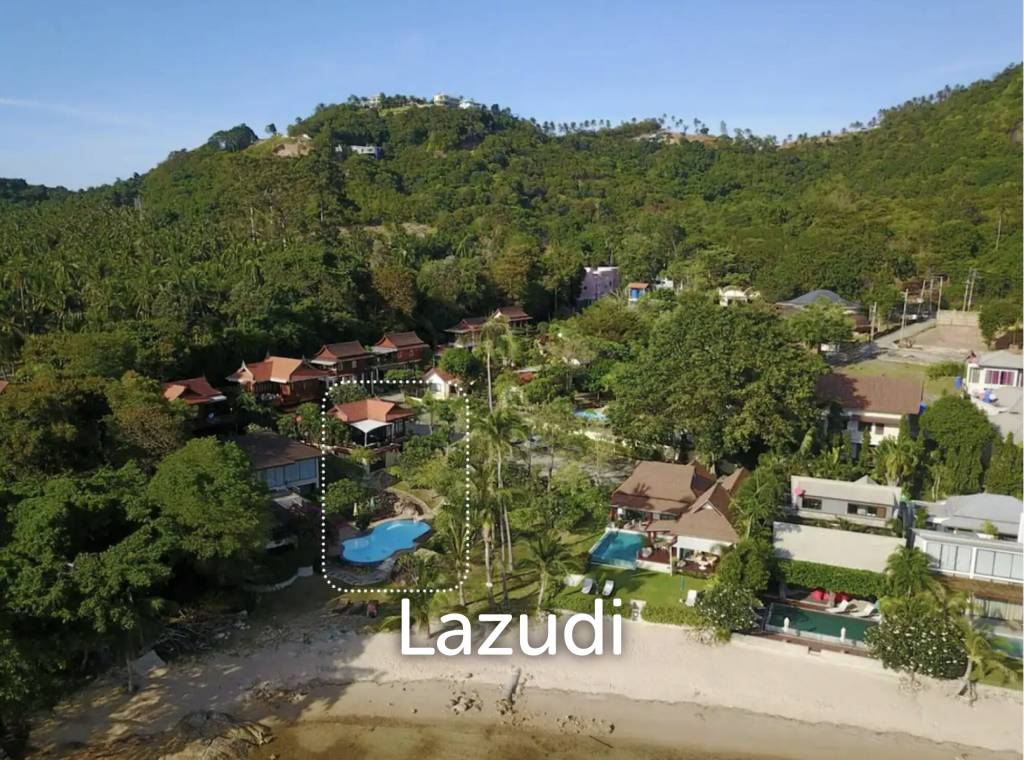 Beachfront Thai-Style 3-Bedroom Villa with Spacious Terrace