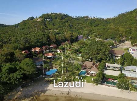 Beachfront Thai-Style 3-Bedroom Villa with Spacious Terrace