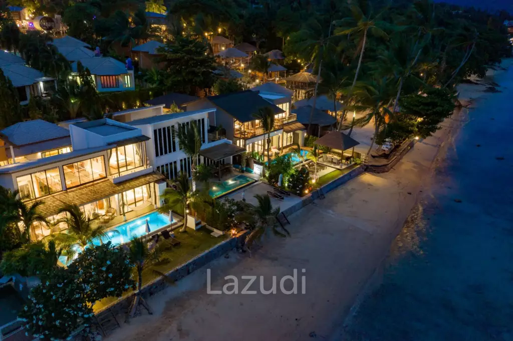 Stunning Beachfront Villa with 5 Bedrooms in Ban Makham, Koh Samui