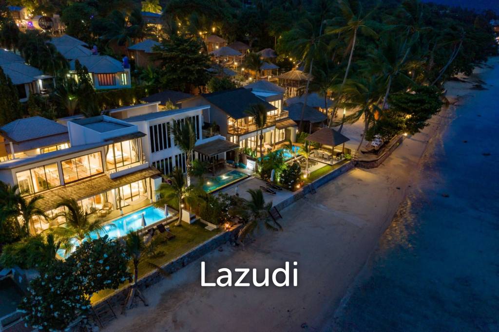 Stunning Beachfront Villa with 5 Bedrooms in Ban Makham, Koh Samui