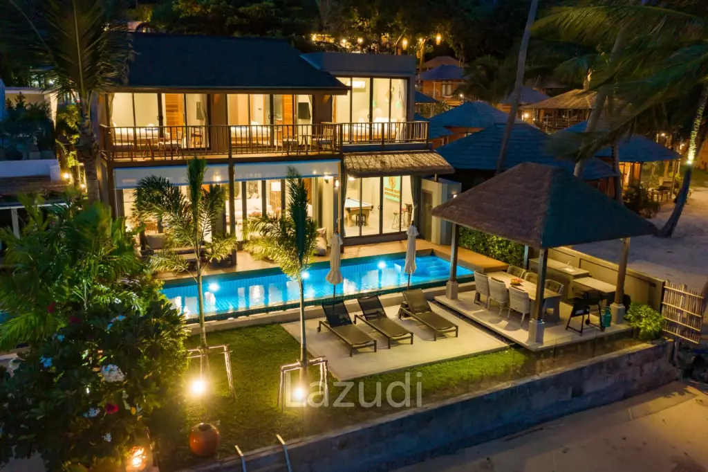Stunning Beachfront Villa with 5 Bedrooms in Ban Makham, Koh Samui