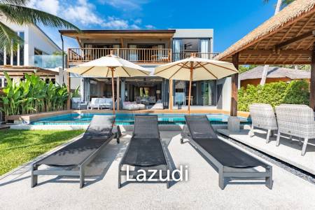 Stunning Beachfront Villa with 5 Bedrooms in Ban Makham, Koh Samui