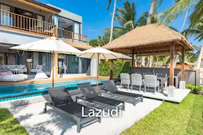 Stunning Beachfront Villa with 5 Bedrooms in Ban Makham, Koh Samui