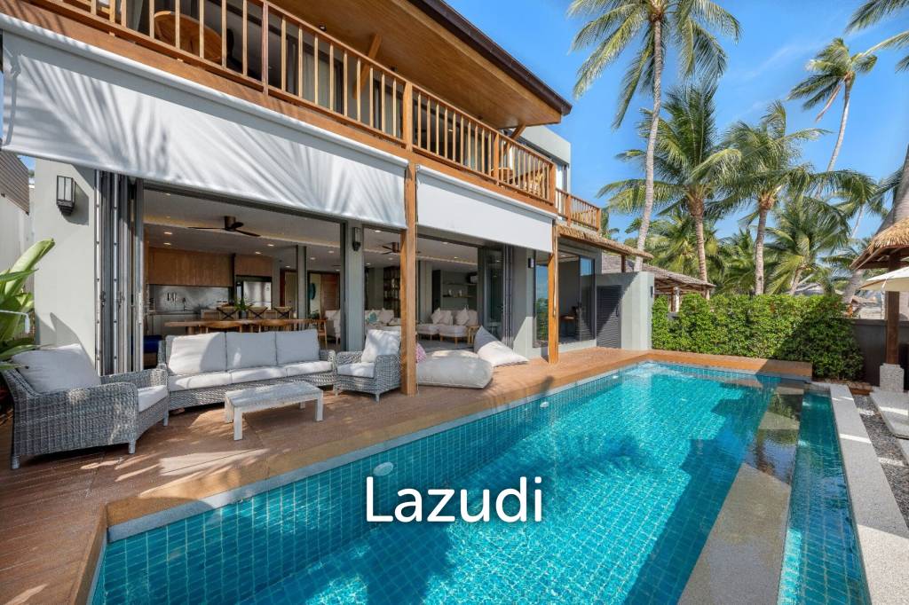 Stunning Beachfront Villa with 5 Bedrooms in Ban Makham, Koh Samui
