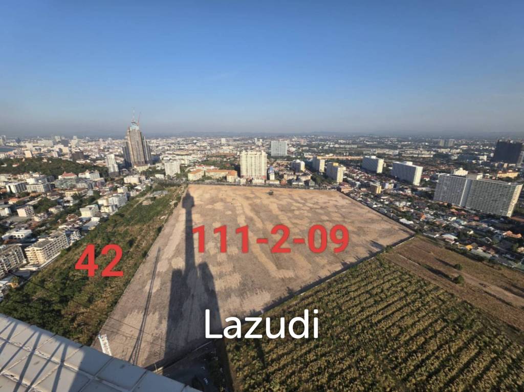 โอกาสที่หายาก ขายที่ดิน 42 ไร่บนถนนทัพพระยา พัทยา