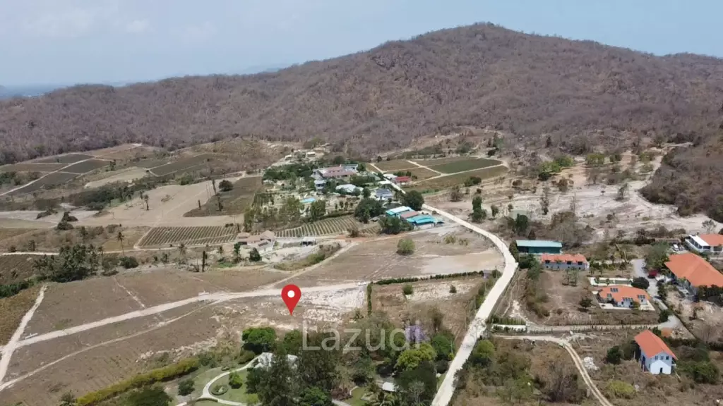 2-1-08 Rai Freehold Land with Mountain Views in Thap Tai Hua Hin