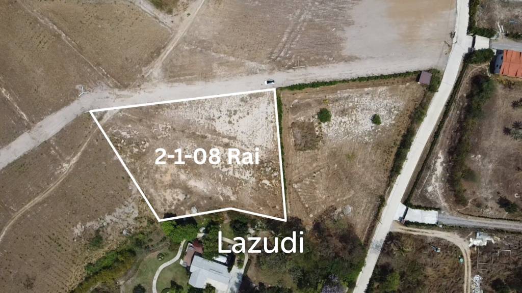 2-1-08 Rai Freehold Land with Mountain Views in Thap Tai Hua Hin