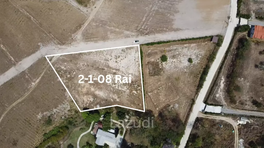 2-1-08 Rai Freehold Land with Mountain Views in Thap Tai Hua Hin
