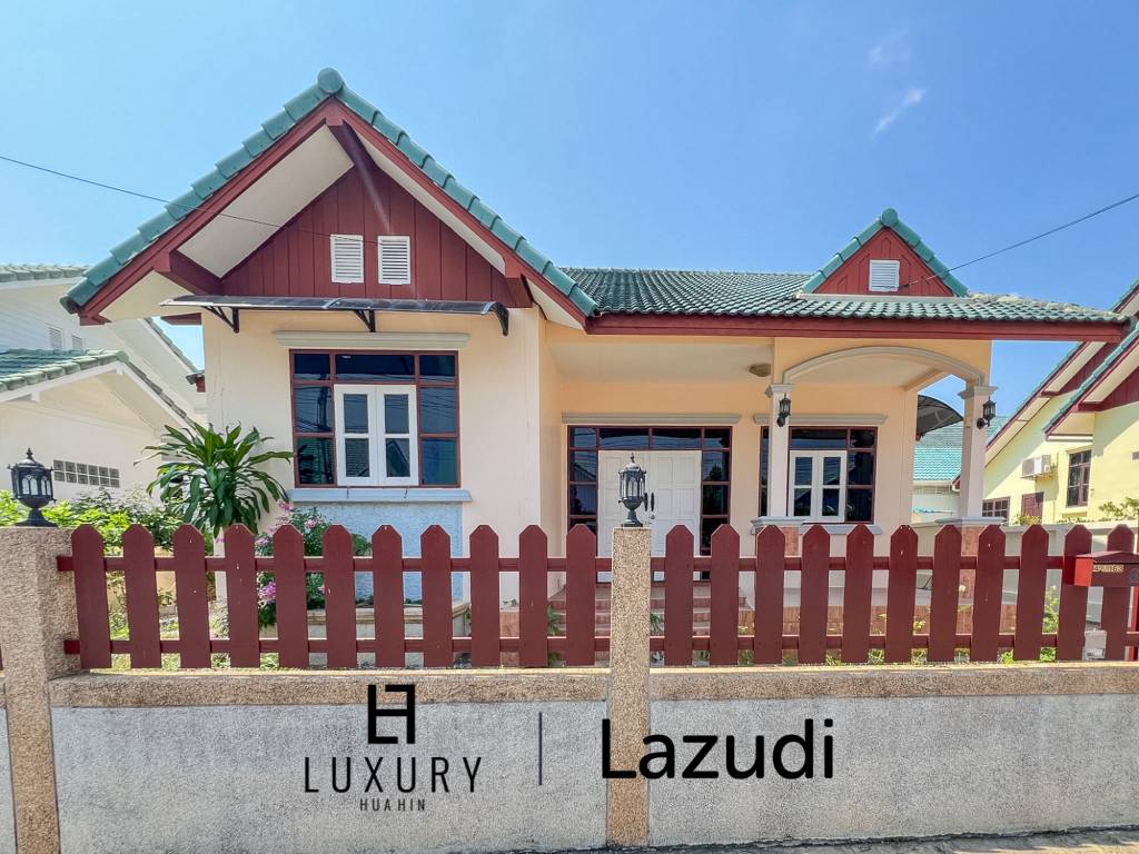 วิลล่าชั้นเดียว 200 ตร.ม. พร้อมสระว่ายน้ำ ใจกลางหัวหิน