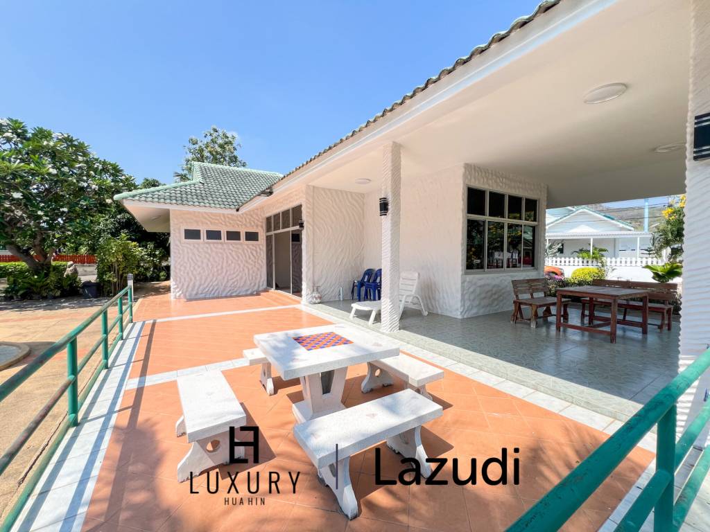 วิลล่าชั้นเดียว 200 ตร.ม. พร้อมสระว่ายน้ำ ใจกลางหัวหิน