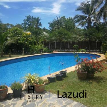 วิลล่าพร้อมสระว่ายน้ำส่วนตัว 200 ตร.ม. บนที่ดิน 800 ตร.ม. ทำเลหนองแค หัวหิน