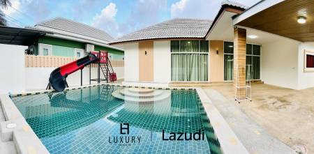 มินนี่ พลูวิลล่า 4 ห้องนอน ให้เช่า หัวหิน ซอย 70 – บ้านหรูพร้อมสระว่ายน้ำส่วนตัว