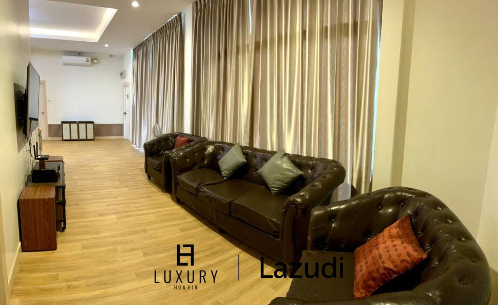 มินนี่ พลูวิลล่า 4 ห้องนอน ให้เช่า หัวหิน ซอย 70 – บ้านหรูพร้อมสระว่ายน้ำส่วนตัว