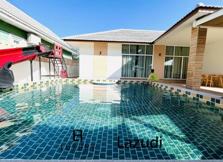 มินนี่ พลูวิลล่า 4 ห้องนอน ให้เช่า หัวหิน ซอย 70 – บ้านหรูพร้อมสระว่ายน้ำส่วนตัว